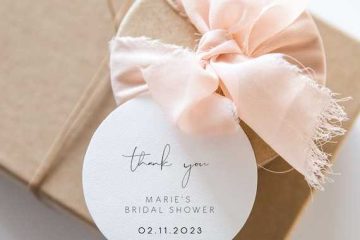 bridal shower favor tags